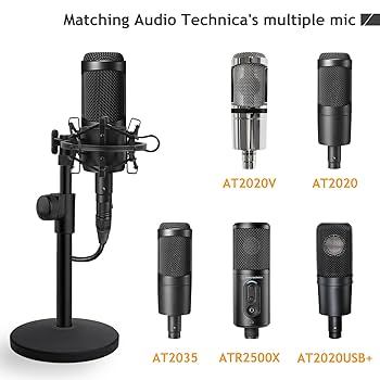 Audio-Technica AT2020USB+ マイクスタンドセット Amazon | audio-technica オーディオテクニカ AT2020(肉厚デスク